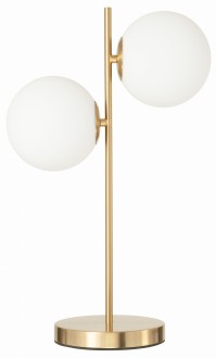 Lampka stołowa elegancka złota Milano Twin 