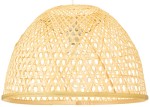 Lampa wisząca biała BOHO bambusowa 45cm BMB06