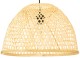Lampa wisząca czarna BOHO bambusowa 45cm BMB06