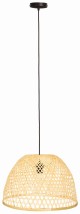 Lampa wisząca czarna BOHO bambusowa 45cm BMB06