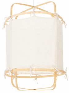 Lampa wisząca BOHO lniana LINEN TH02 35 cm