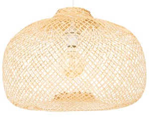 Lampa wisząca BOHO Bali bambusowa duża  50cm TH03