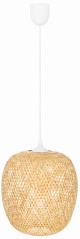 Lampa wisząca czarna BOHO bambusowa 30cm TH11