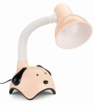 Lampka biurkowa dziecięca piesek morelowy