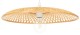 Lampa wisząca boho płaska bambusowa 45cm TH07