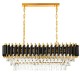 Lampa kryształowa luksusowa żyrandol Luxury WSC025 czarna