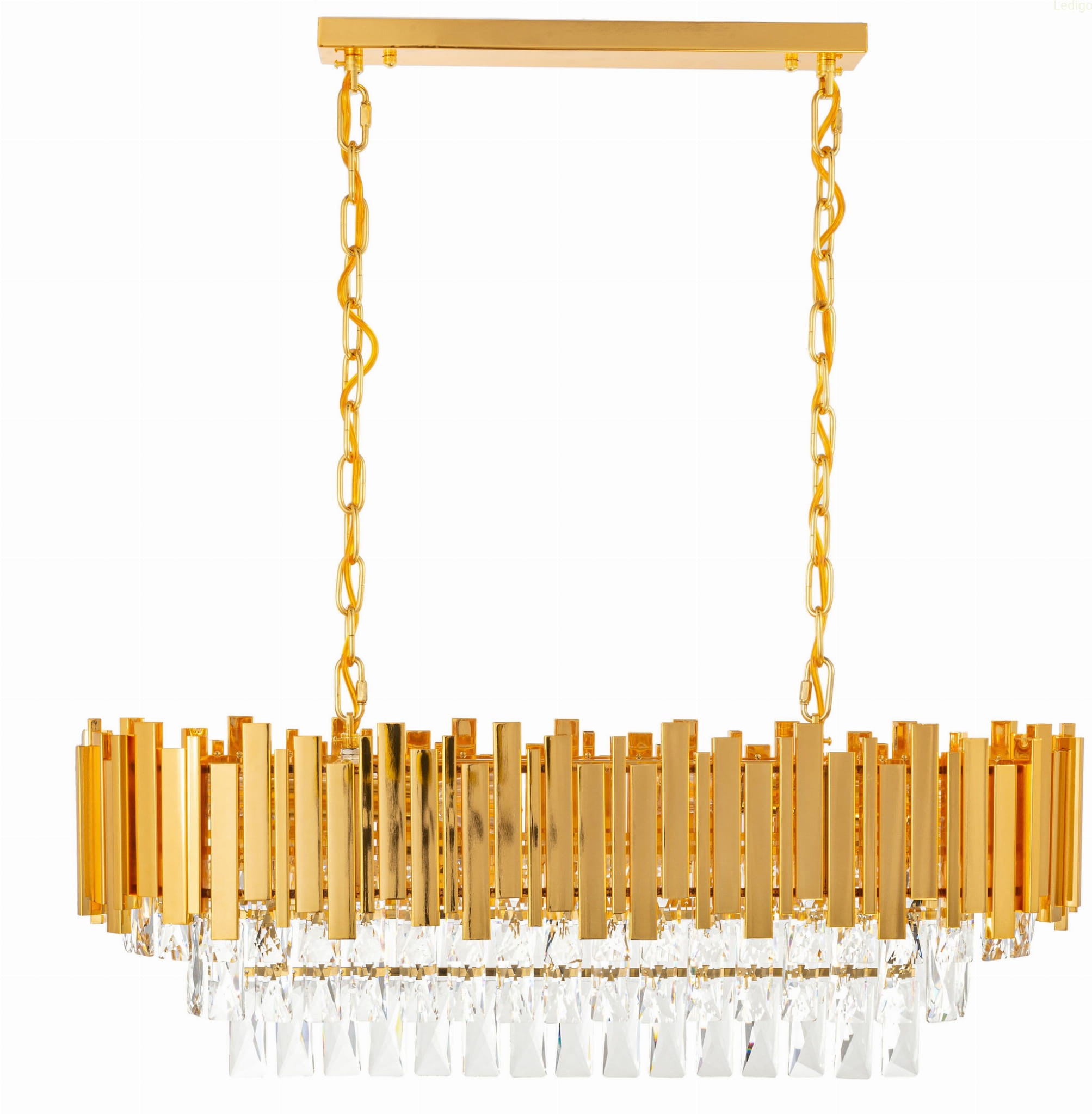Lampa kryształowa luksusowa żyrandol Luxury WSC019 złota