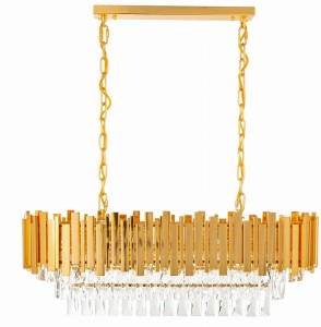 Lampa kryształowa luksusowa żyrandol Luxury WSC019 złota