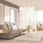 Lampa kryształowa luksusowa żyrandol Bergamo WSC029 