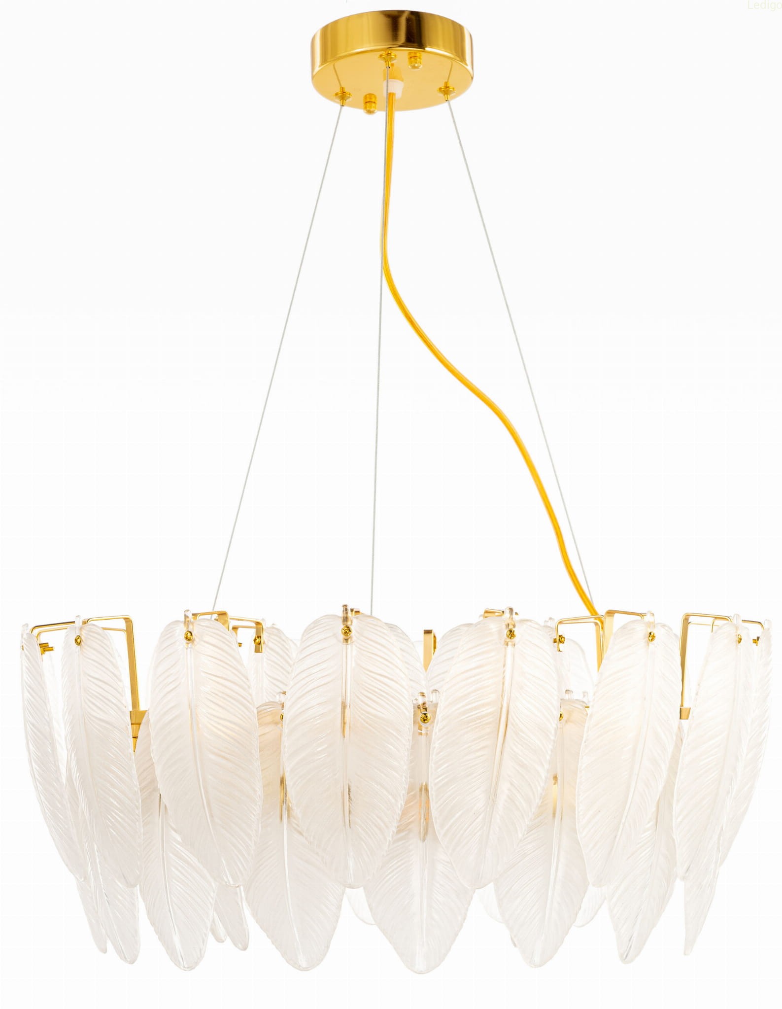 Lampa kryształowa luksusowa żyrandol Luxury WSC021 Gold Leaf