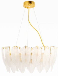 Lampa kryształowa elegancka okrągła żyrandol Bergamo WSC021 