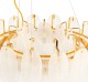 Lampa kryształowa luksusowa żyrandol Luxury WSC021 Gold Leaf