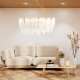 Lampa kryształowa luksusowa żyrandol Luxury WSC021 Gold Leaf