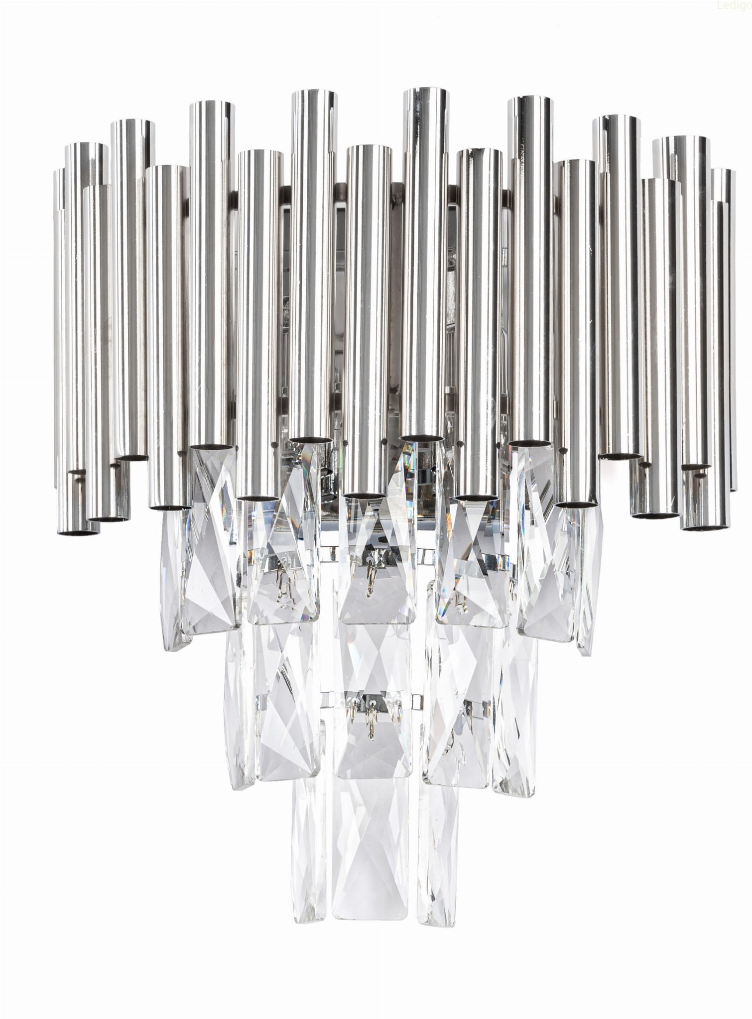 Kinkiet ścienny luksusowy kryształowy Luxury WSC016 Chrome