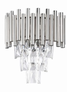 Kinkiet ścienny luksusowy kryształowy Luxury WSC016 Chrome