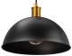 Lampa wisząca Rustic metalowa Kopuła czarna