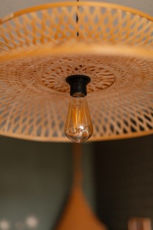 Żarówka LED E27 2W ST64 FILAMENT AMBER ciepła