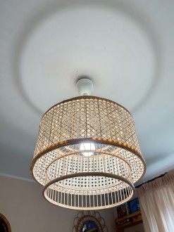 Klosz BOHO rattanowa plecionka 40cm BMB07