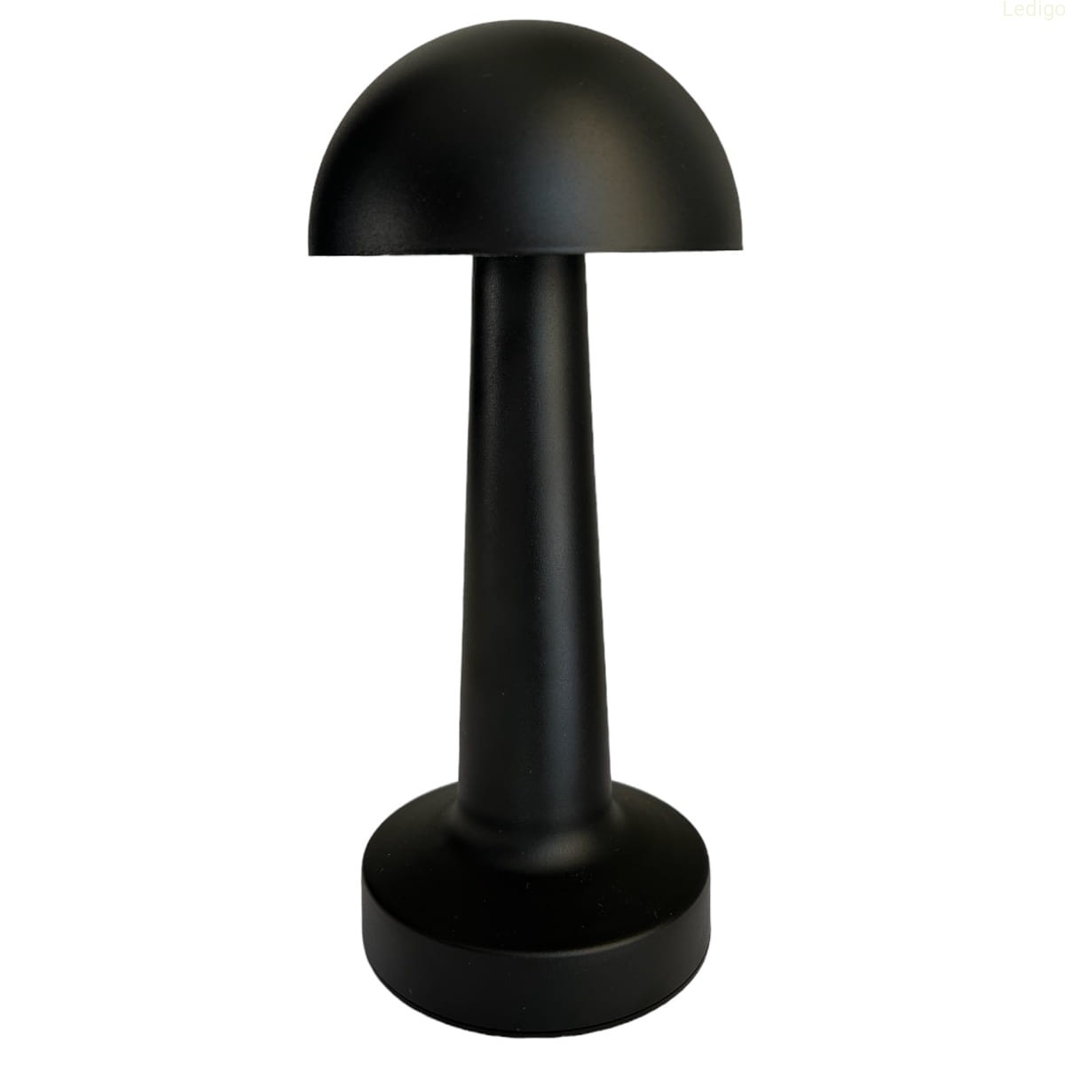 lampka nocna czarna grzybek metalowa.JPG