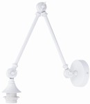 Kinkiet regulowany (stelaż)  metalowy Rustic biały E27