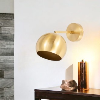 Kinkiet ścienny regulowany złoty  Simba 