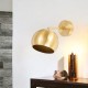 Kinkiet ścienny regulowany złoty Simba