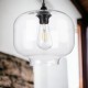 Lampa sufitowa wisząca szklana przezroczysta Cairo 2