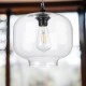 Lampa sufitowa wisząca szklana przezroczysta Cairo 2