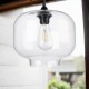 Lampa sufitowa wisząca szklana przezroczysta Cairo 2