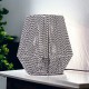 Lampa stołowa strunowa pleciona BOHO zebra