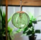 Lampa wisząca sufitowa szklana PANDORA zielona