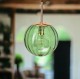 Lampa wisząca sufitowa szklana PANDORA zielona