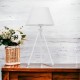 Lampa stojąca biała NEPTUN Mini z białym abażurem Karo