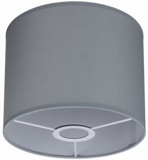 Abażur walec Classic szary gwint E27