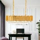 Lampa kryształowa luksusowa żyrandol Luxury WSC019 złota