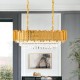 Lampa kryształowa luksusowa żyrandol Luxury WSC019 złota