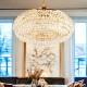 Lampa kryształowa luksusowa żyrandol Luxury Gold WSC030