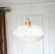 Lampa wisząca szklana Torino duża złota przezroczysta