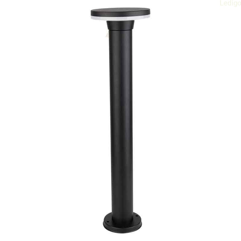 Słupek ogrodowy LED IP54 czarny 12W - 60 cm