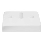 Podsufitka maskownica kwadratowa 12 cm biała