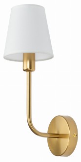 Kinkiet z abażurem hotelowy złoty Arte