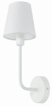 Kinkiet z abażurem hotelowy biały Arte