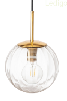 Lampa wisząca sufitowa szklana PANDORA przezroczysta