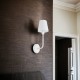 Kinkiet z abażurem hotelowy biały Arte