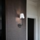 Kinkiet z abażurem hotelowy czarny Arte