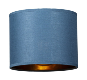 Abażur walec Oro granatowy złoty środek 20 cm gwint E27