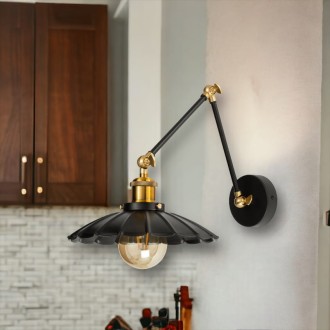 Kinkiet metalowy regulowany Retro Lamina 