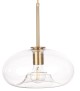 Lampa wisząca szklana przezroczysta PARIS Ufo