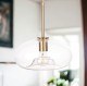 Lampa wisząca szklana przezroczysta PARIS Ufo