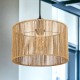Lampa wisząca naturalna pleciona WALEC boho 30 cm